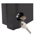 Rubbermaid Locking Security Hood, 17.75w x 10.3h, Black