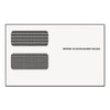 TOPS 1099 Double Window Envelope, Commercial Flap, Gummed Closure, 5.63 x 9, White, 24/Pack
