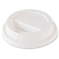 Dart Traveler Dome Hot Cup Lid, Fits 8 oz Cups, White, 100/Pack, 10 Packs/Carton