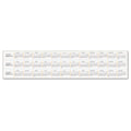 AT-A-GLANCE WallMates Self-Adhesive Dry Erase Monthly Planning Surfaces, 18 x 12, White/Gray/Orange Sheets, Undated