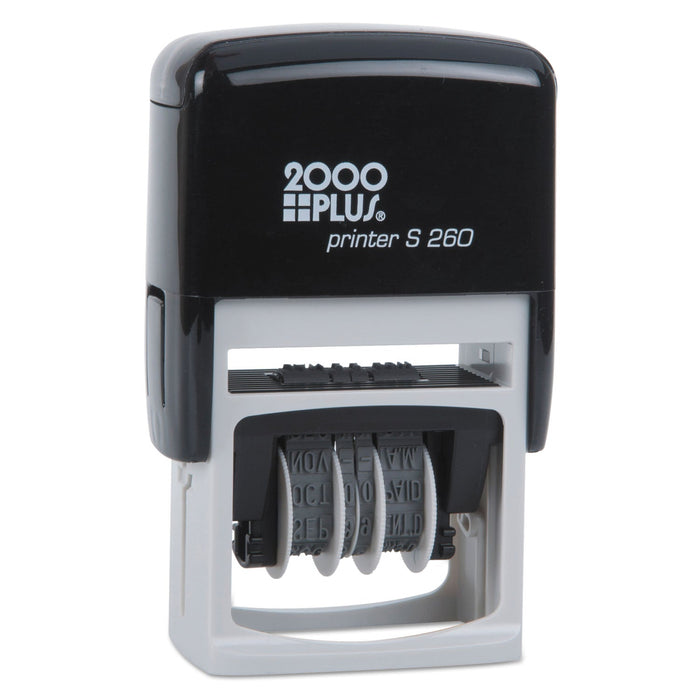 COSCO 2000PLUS 4 in 1 e-Message Dater, 0.94 x 1.75, COMPLETED/EMAILED/ENTERED/SCANNED