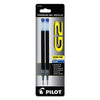 Pilot Refill for Pilot B2P, Dr Grip, G2, G6, MR Metropolitan, Precise BeGreen and Q7 Gel Pens, Extra-Fine Tip, Blue Ink, 2/Pack