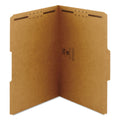 Smead Top Tab Fastener Folders, 1/3-Cut Tabs: Assorted, 2 Fasteners, Legal Size, 11-pt Kraft Exterior, 50/Box