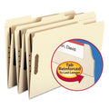 Smead Top Tab Fastener Folders, 1/3-Cut Tabs: Assorted, 2 Fasteners, Legal Size, 11-pt Manila Exterior, 50/Box