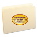 Smead Top Tab Fastener Folders, Straight Tab, 1 Fastener, Legal Size, 11-pt Manila Exterior, 50/Box