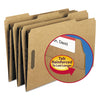 Smead Top Tab Fastener Folders, 1/3-Cut Tabs: Assorted, 2 Fasteners, Legal Size, 11-pt Kraft Exterior, 50/Box