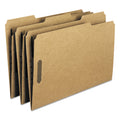 Smead Top Tab Fastener Folders, 1/3-Cut Tabs: Assorted, 2 Fasteners, Legal Size, 11-pt Kraft Exterior, 50/Box