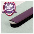 Smead Recycled Pressboard Folders with Two SafeSHIELD Coated Fasteners, 1" Expansion, 1/3-Cut Tabs, Legal Size, Gray-Green, 25/Box