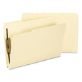 Smead Top Tab Manila Expansion Fastener Folders, 1.5" Expansion, 2 Fasteners, Legal Size, Manila Exterior, 50/Box