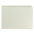 Smead Recycled Pressboard Folders with Two SafeSHIELD Coated Fasteners, 2" Expansion, Straight Tab, Legal Size, Gray-Green, 25/Box