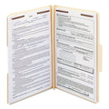 Smead Top Tab Manila Expansion Fastener Folders, 1.5" Expansion, 2 Fasteners, Legal Size, Manila Exterior, 50/Box