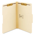 Smead Top Tab Manila Expansion Fastener Folders, 1.5" Expansion, 2 Fasteners, Legal Size, Manila Exterior, 50/Box