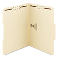 Smead Top Tab Fastener Folders, 1/3-Cut Tabs: Assorted, 2 Fasteners, Letter Size, 11-pt Manila Exterior, 50/Box