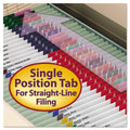 Smead Recycled Pressboard Folders with Two SafeSHIELD Coated Fasteners, 2" Expansion, Straight Tab, Legal Size, Gray-Green, 25/Box
