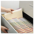 Smead Top Tab Fastener Folders, 1/3-Cut Tabs: Assorted, 1 Fastener, Letter Size, 11-pt Manila Exterior, 50/Box