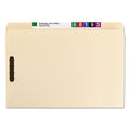 Smead Top Tab Fastener Folders, Straight Tab, 2 Fasteners, Legal Size, 11-pt Manila Exterior, 50/Box