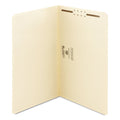 Smead Top Tab Fastener Folders, Straight Tab, 1 Fastener, Legal Size, 11-pt Manila Exterior, 50/Box