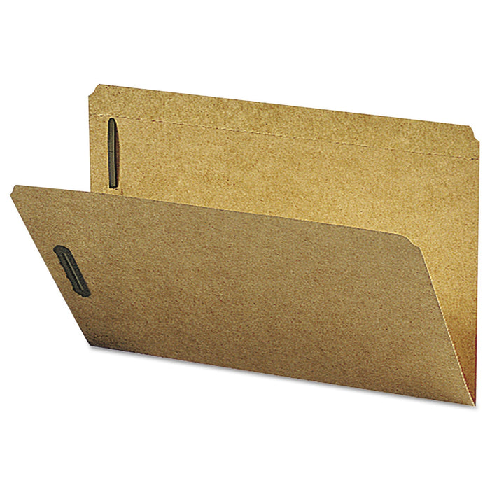Smead Kraft Fastener Folders, 2 Fasteners, Legal Size, Kraft Exterior, 50/Box