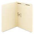 Smead Top Tab Fastener Folders, Straight Tab, 1 Fastener, Letter Size, 11-pt Manila Exterior, 50/Box
