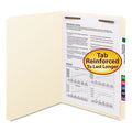 Smead Top Tab Fastener Folders, Straight Tab, 1 Fastener, Letter Size, 11-pt Manila Exterior, 50/Box