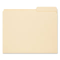 Smead Manila Guide Height Systems File Folders, 2/5-Cut Tabs: Right of Center, Letter Size, 0.75" Expansion, Manila, 100/Box