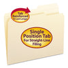 Smead Reinforced Guide Height File Folders, 2/5-Cut Tabs: Right Position, Letter Size, 0.75" Expansion, Manila, 100/Box
