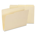 Smead Expandable Heavyweight File Folders, 1/3-Cut Tabs: Assorted, Letter Size, 1.5" Expansion, Manila, 50/Box