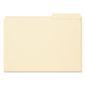 Smead Reinforced Guide Height File Folders, 2/5-Cut Tabs: Right Position, Legal Size, 0.75" Expansion, Manila, 100/Box