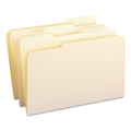 Smead Reinforced Tab Manila File Folders, 1/3-Cut Tabs: Assorted, Legal Size, 0.75" Expansion, 11-pt Manila, 100/Box