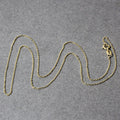 14k Yellow Gold Diamond Cut Cable Link Chain 0.8mm by Bids.com