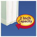 Smead Expanding Recycled Heavy Pressboard Folders, 1/3-Cut Tabs: Assorted, Legal Size, 2" Expansion, Gray-Green, 25/Box