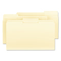 Smead Manila File Folders, 1/3-Cut Tabs: Assorted, Legal Size, 0.75" Expansion, Manila, 100/Box