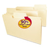 Smead SuperTab Top Tab File Folders, 1/3-Cut Tabs: Assorted, Legal Size, 0.75" Expansion, 11-pt Manila, 100/Box