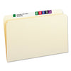 Smead Manila File Folders, Straight Tabs, Legal Size, 0.75" Expansion, Manila, 100/Box