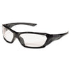 MCR ForceFlex Safety Glasses, Black Frame, Clear Lens