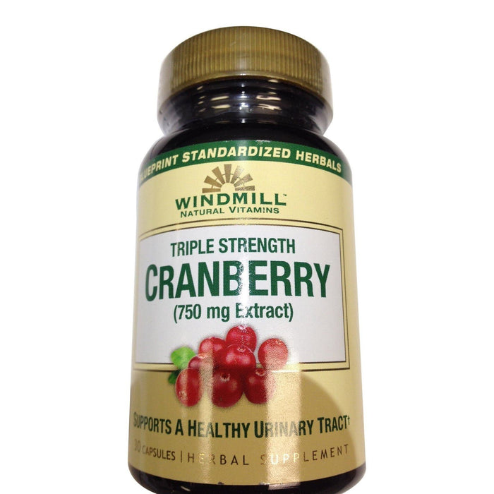 Windmill Vitamins Cranberry 750 Mg Capsules by Pasteur Pharmacy