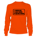 Working Hard - Long Sleeve T-Shirt by Armed American Supply