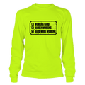 Working Hard - Long Sleeve T-Shirt by Armed American Supply