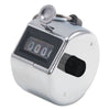 Bates Tally I Hand Model Tally Counter, Registers 0-9999, Chrome