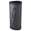Alba Triangular Umbrella Stand, Steel/Plastic, 10.25w x 10.25d x 23.67h, Black