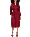 Michael Michael Kors Belted Shirtdress – Dark Ruby, Size XS by Vanessa Jane