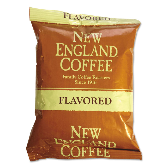 New England Coffee Portion Packs, Hazelnut Creme, 2.5 oz Pack, 24/Box