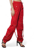 Elastic Waist Band Baggy Cargo Pants by The House of Stylez