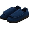 Silvert s Adaptive Clothing & Footwear Men Double-Extra Wide Slip-Resistant Slippers For Seniors 12 XX-Wide Navy/Black by Pasteur Pharmacy