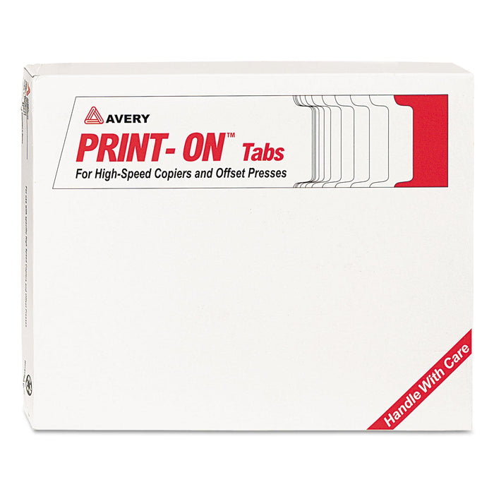 Avery Customizable Print-On Dividers, For Xerox 4135 Copiers and Docutech, 3-Hole Punched, 5-Tab, 11 x 8.5, White, 30 Sets