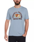 Original Penguin Mens Feel Lucky Logo Graphic T-Shirt – Faded Denim, Size M by Vanessa Jane