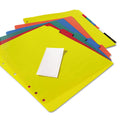 Avery Heavy-Duty Plastic Dividers with Multicolor Tabs and White Labels , 5-Tab, 11 x 8.5, Assorted, 1 Set