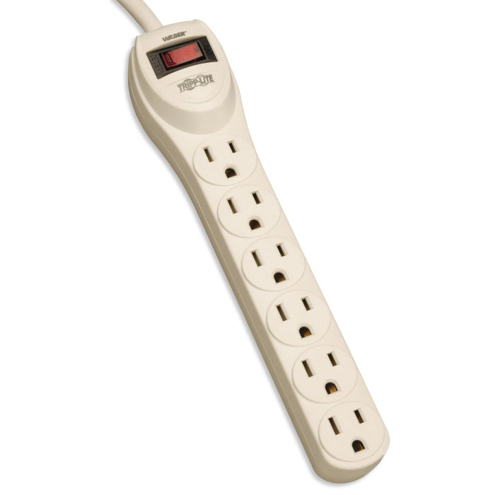 Tripp Lite Waber-by-Tripp Lite Industrial Power Strip, 6 Outlets, 4 ft Cord, Gray