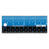 Victor Easy Read Stainless Steel Ruler, Standard/Metric, 18".25 Long, Blue