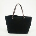 Fendi Black x Brown Velour x Leather Tote Bag #1951 by Bolt Boutique